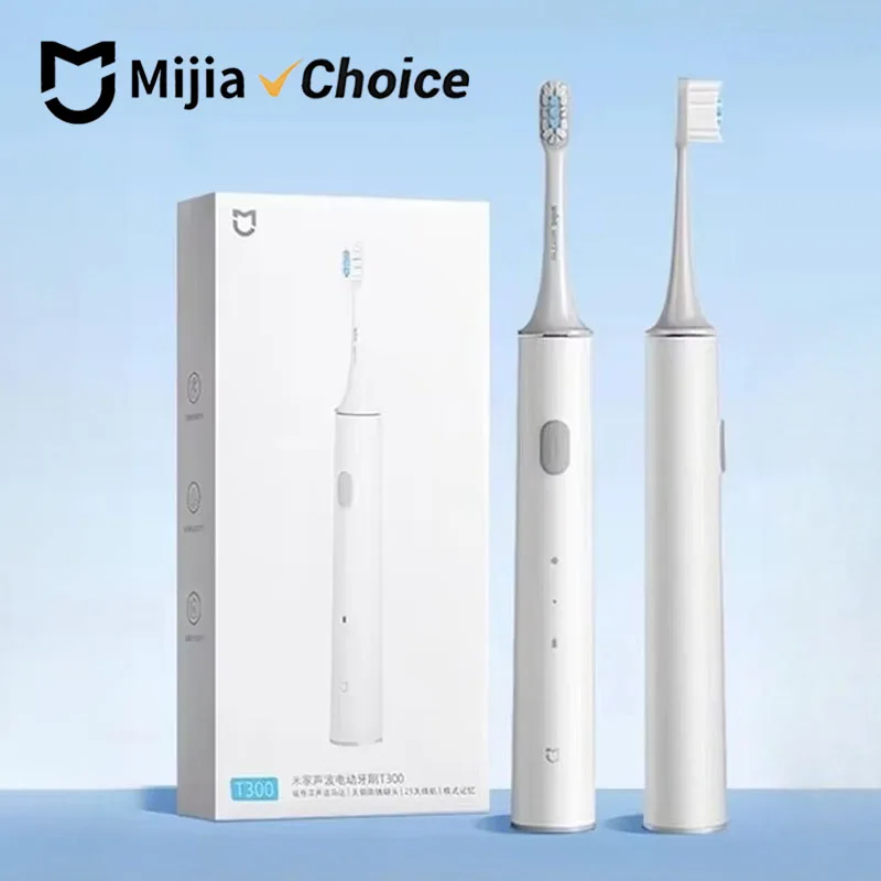 Электрическая Зубная Щетка Xiaomi Mijia T300, Водонепроницаемая (IPX7), Умная, Звуковая, Для Отбеливания Зубов, С Мягкой Щетиной