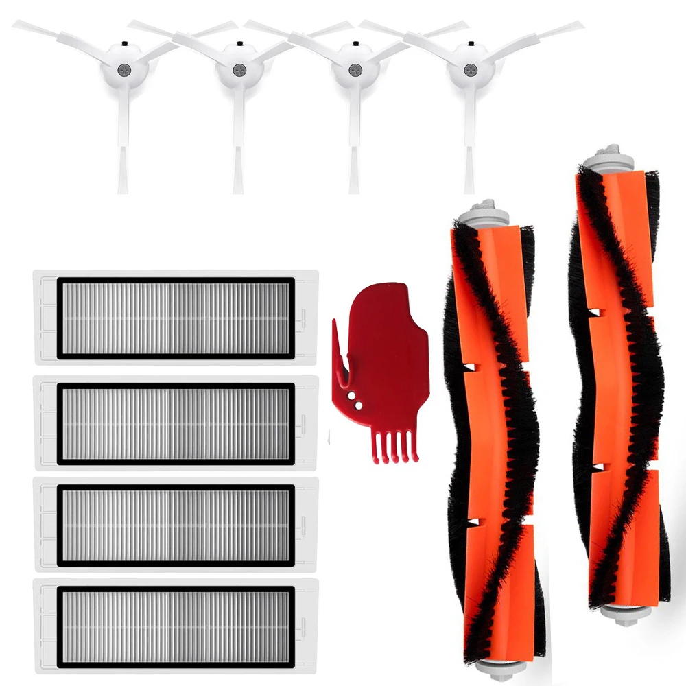 Spazzola principale Lavabile Hepa Filtro spazzola Laterale per Xiaomi norma mijia 1S SDJQR01RR Xiaowa C10 E35 E3 Robot Aspirapolvere accessori