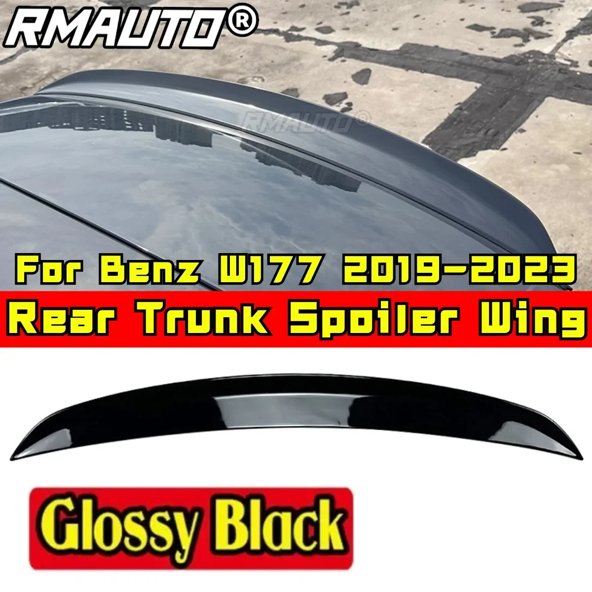 

Car Rear Roof Wing Body Kit Car Rear Spoiler For Mercedes A class W177 A180 A160 A200 A220 A250 A45 A35 2019-2023 Exterior Part