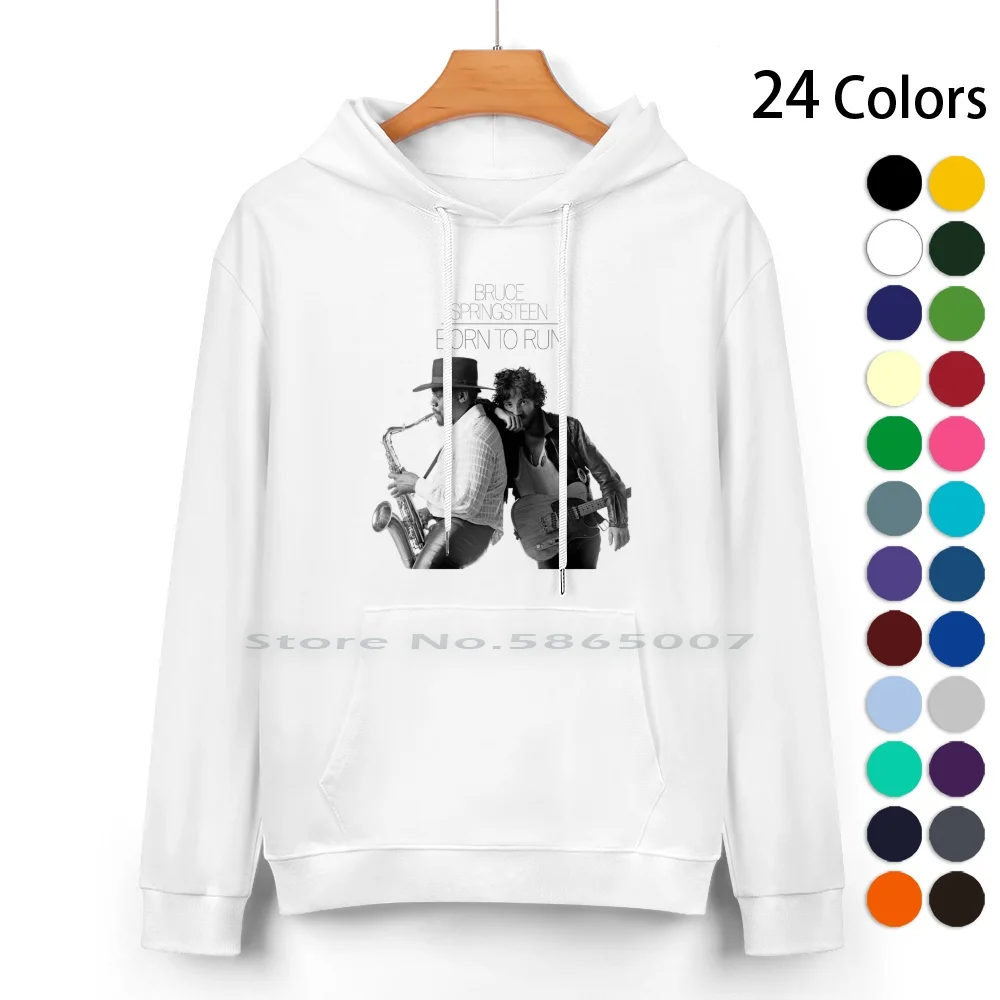 

Born To Run ( Hq ) 1 Pure Cotton Hoodie Sweater 24 Colors Bruce Music And Roll Folk The E Street Band New Born In The Usa Born