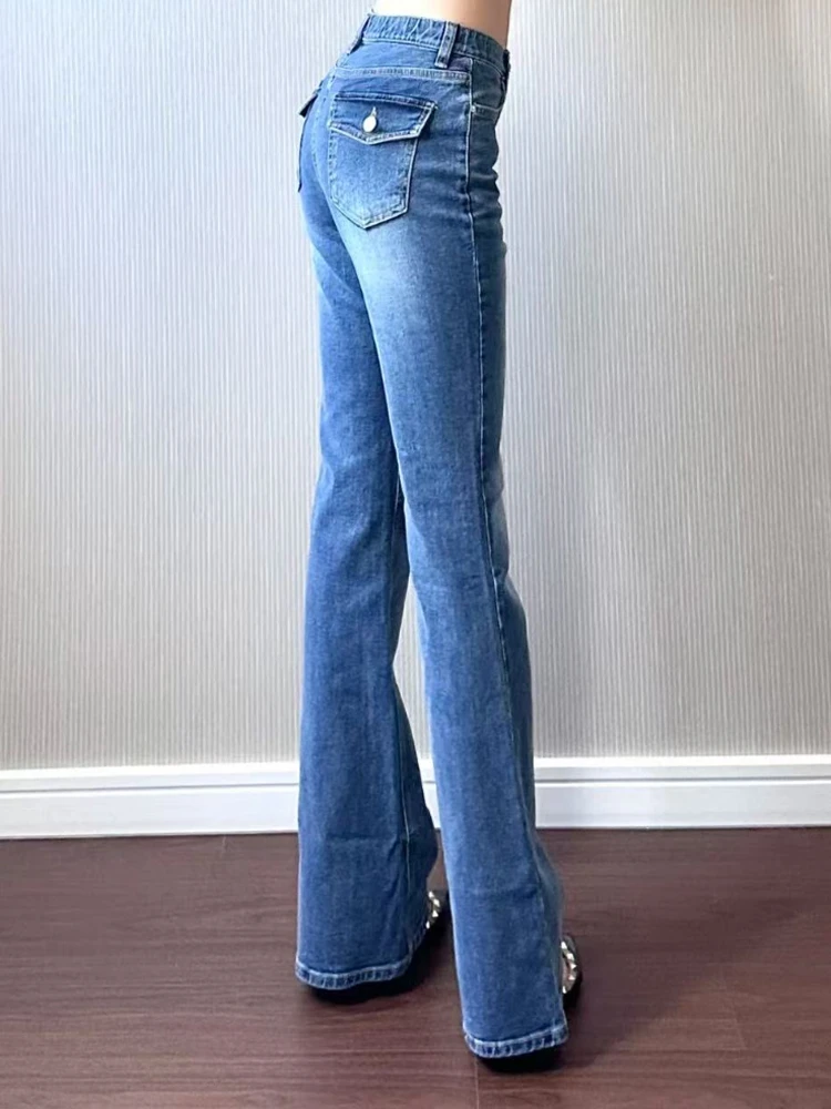 

High Waist Stretchy Slimming Denim Jeans Women's Spring Autumn New Style Dongda Gate Guse Long Pants Casual Cotton Stretch
