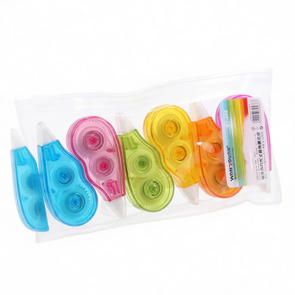 Mini Correction Tape Stationery Large Capacity Student Supplies Portable Smooth Coverage White Out Writing Essential Tool