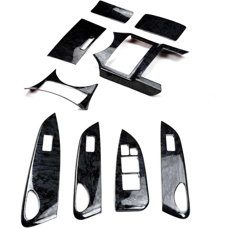 Carbon Fiber Car Interior Accessories For Toyota Reiz Mark X 2005 2006 2007 2008 2009 Gear Panel Window Lifter Switch Steering K