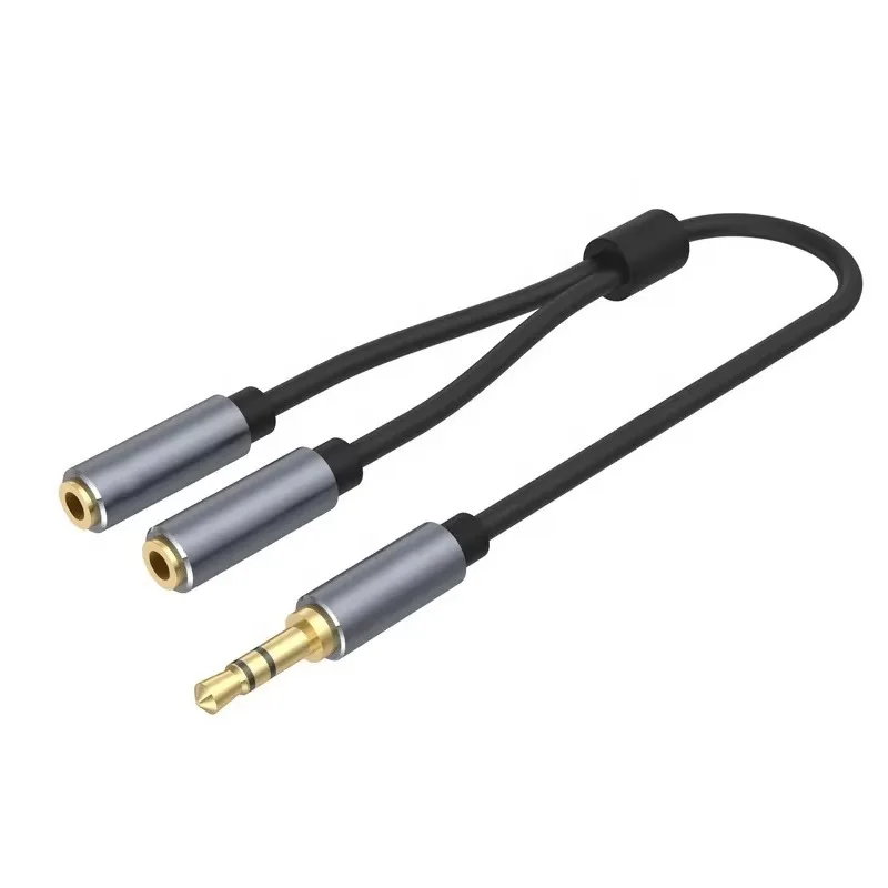 

【From China】High Quality 0.3 m/1M Female 3.5mm Male Audio Cable Auxiliary Stereo Y Splitter Headset Jack Application Comb