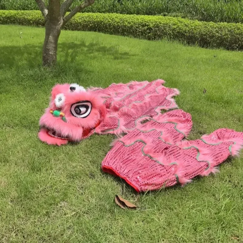 

High End Wool Can Blink Children's Lion Dance Awakening Props Child Plastic Lion School Performance