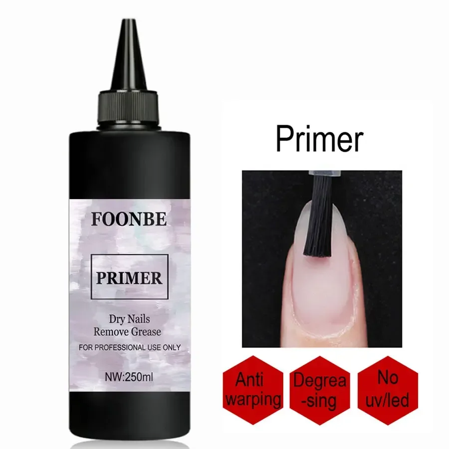 250g Nail Function Gel Matte Top Tempered No Wipe Top Coat Primer Reinforce Extension Glue Remover Base Gel