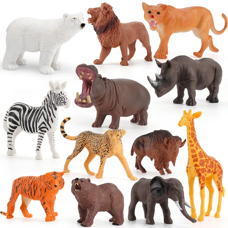 1 stücke Kinder Pädagogisches Hohl Tier Modell Spielzeug Frühen Lernen Wildlife Figur für Jungen Mädchen Kognitive Spielzimmer Zoo Dekor geschenk