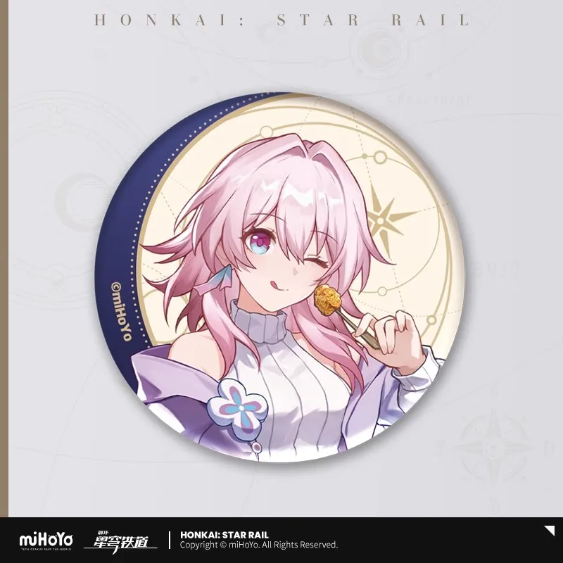 MiHoYo Honkai الرسمي: مجموعة StarRail شراع لسلسلة النكهة، شارة صفيح أصلية لملحقات ألعاب الرسوم المتحركة