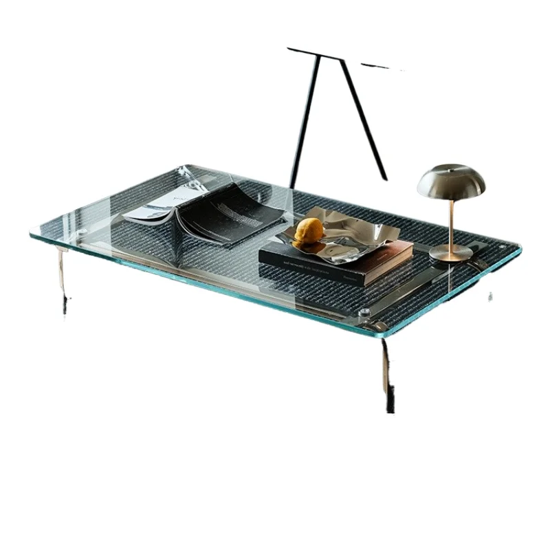 

Medieval cof ee tab le household living room sofa tea tabl e stainless steel square glass coffee t able