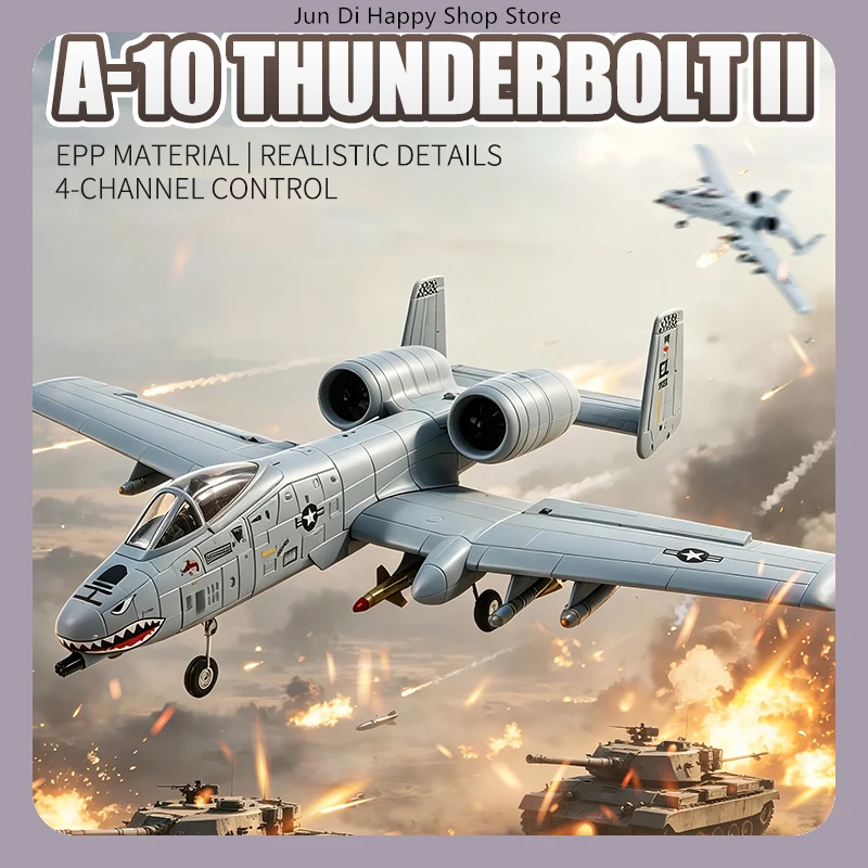QF016 4CH RC Fighter Jet Glider Fixed-Wing EPP Foam Airplane with 6-Axis Gyro Stabilization RTF