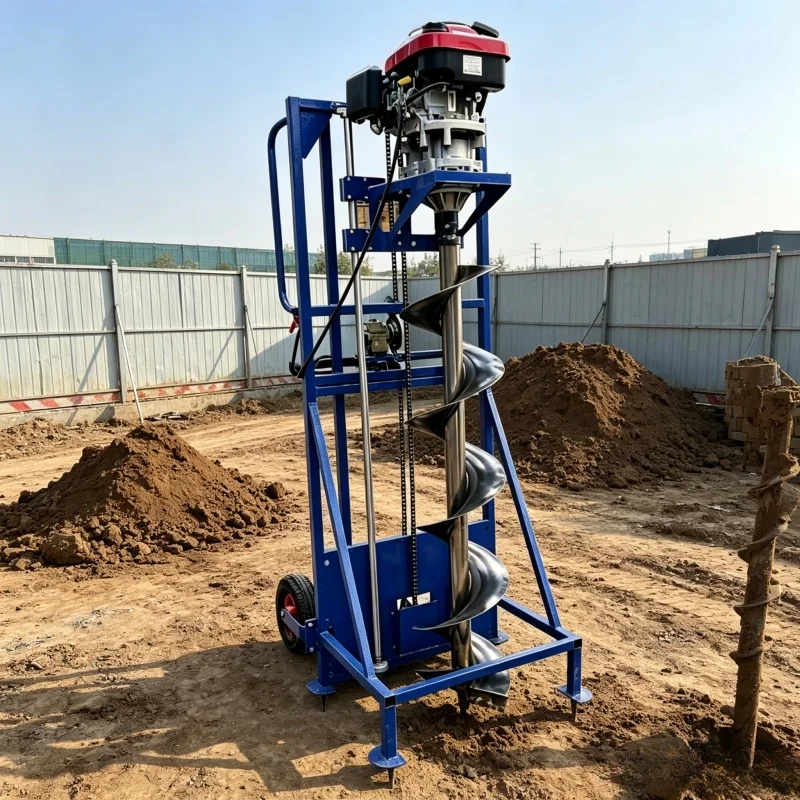 Heavy Duty Portable  Earth Auger Ground Drill Machine for Tree Planting Landscaping and Farm Use