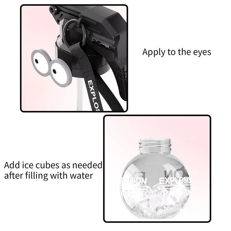 Tir à eau en plein air en forme de dessin animé, jouet d'eau fraîche, piscine, jeu de plage, jeu de plein air, activité d'arrière-cour pour enfants, jeunes adolescents