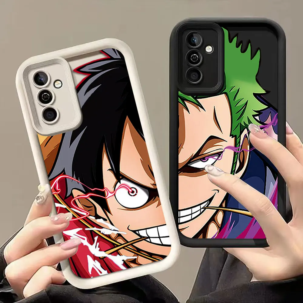 One P-Piece Zoro Luffys Phone Case For Samsung A13 A15 A16 A17 A22 A23 A25 A26 A32 A33 A34 A35 A36 A51 A52 A53 A54 A55 A71 Cover