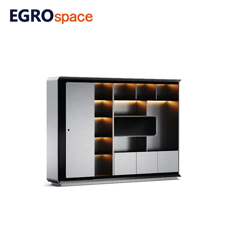 Modern Panel Wood Storage Drawer Material File Wood Filing High Office Cabinets