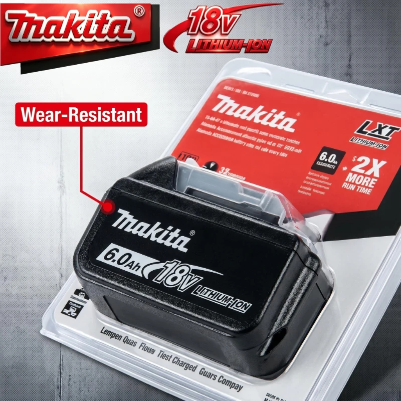 

100% Original Makita 18V Rechargeable Battery Pack 6000mAh Lithium Ion For Multi Power Tools BL1860 BL1850