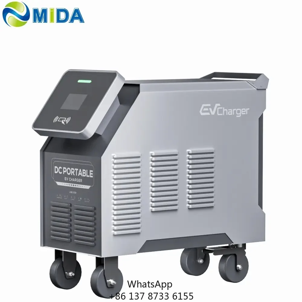 Factory Direct Sale New MIDA 20KW 30KW 40KW CCS GBT DC Fast Plug Movable EV Charger IP55 Waterproof