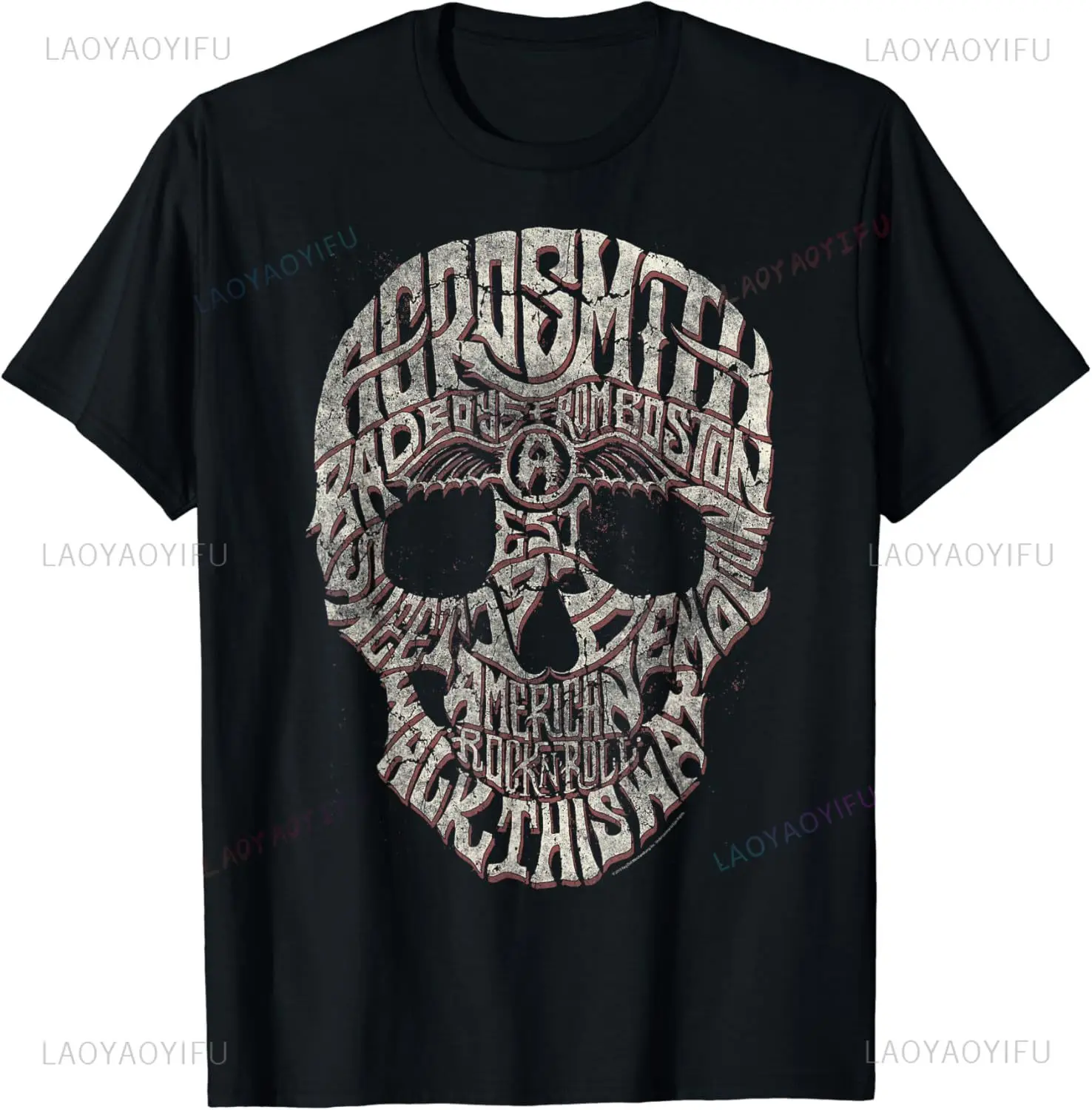 Aerosmith - Forever T-Shirt O-neck Printing Streetwear Mens Womens Hipster Casual Wear Man Tshirt
