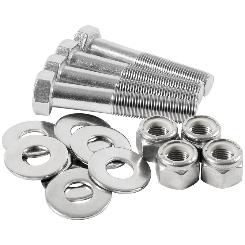 

16Pcs BK-1-DP Jack Plate Bolt Kit Partial Thread Coarse Thread for Mounting Outboard to Jack Plate & Mounting to Motor Auto Car