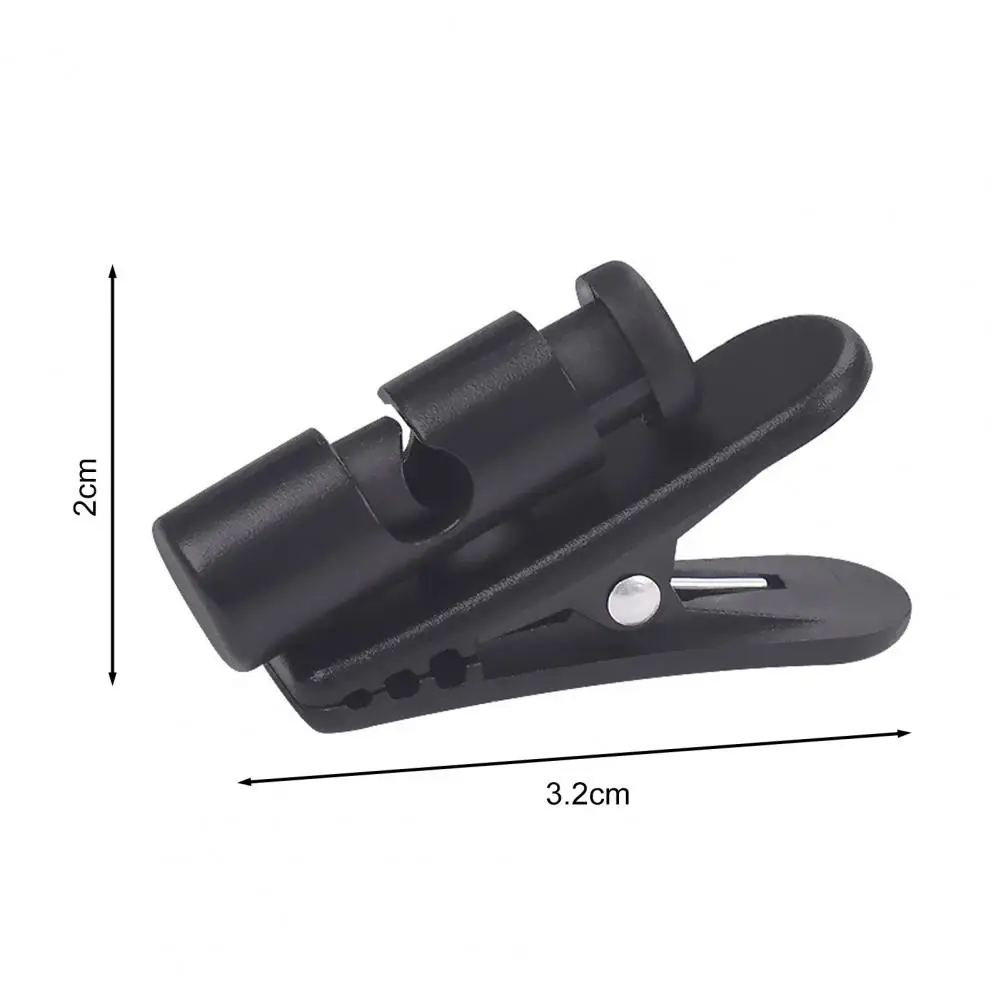 Kopfhörer kabel Organizer verstellbarer Kopfhörer kabel clip mit 360-Grad-Drehung für sichere Anti-Lost-Management-Lösung