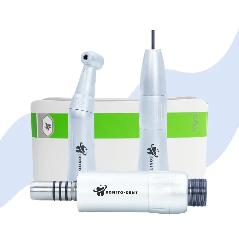 

den tal Handpiece Kit 1:1 Internal Water Spray Low Speed Contra Angle /Stright /Airmotor Handpiece Set Turbine