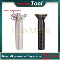 YW45 YW55 YW60 dovetail slotting cutter 45° 55° 60° Angle milling cutter V-slot milling cutter Machine CNC for DCMT07 DCMT11