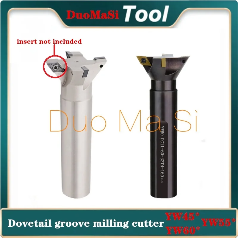 Máquina de Trituração Angular Fresa V-slot Cnc para Dcmt07 Dcmt11 Yw45 Yw55 Yw60 45 ° 55 ° 60 °
