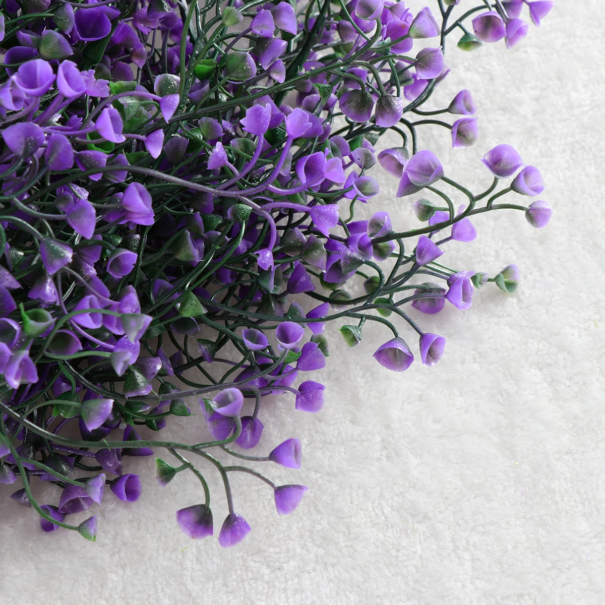 

2Pcs Faux Flower Plastic Hanging Vine Plant Artificial Flowers for Home Office Decoration