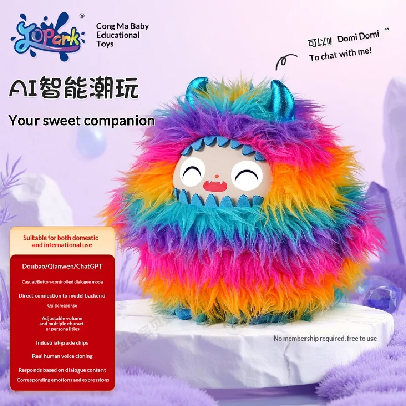 

Talking Monster Friend JOPARK AI Interactive Doll Voice Activated Chat Toy Cute Robotic Companion