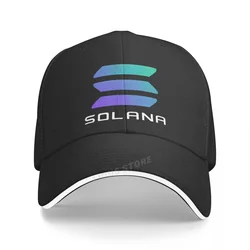 Solana Crypto Solana Sol Baseball Cap Hat Hip Hop Women Sun Czapka Casquette Casual Mens Outdoor Fish Bonnet