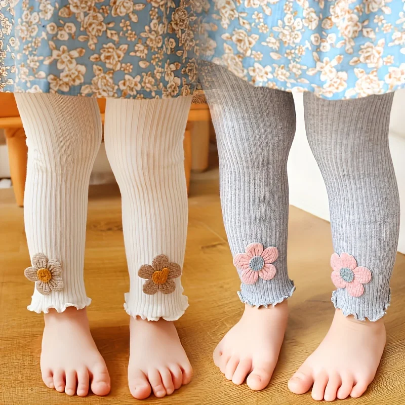 1 Paar süße Strumpfhosen mit Blumenmuster für Mädchen und Mädchen, Strumpfhosen, Ballettstrumpfhosen