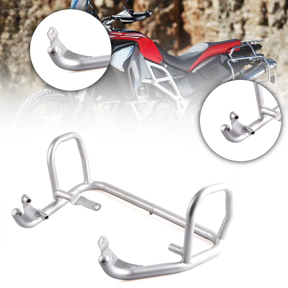 Motorcycle Engine Guard Crash Bar Heavy Duty Steel Tube Frame Protector Black/Chrome Plated For BMW F800GS F700GS F650GS 08-18