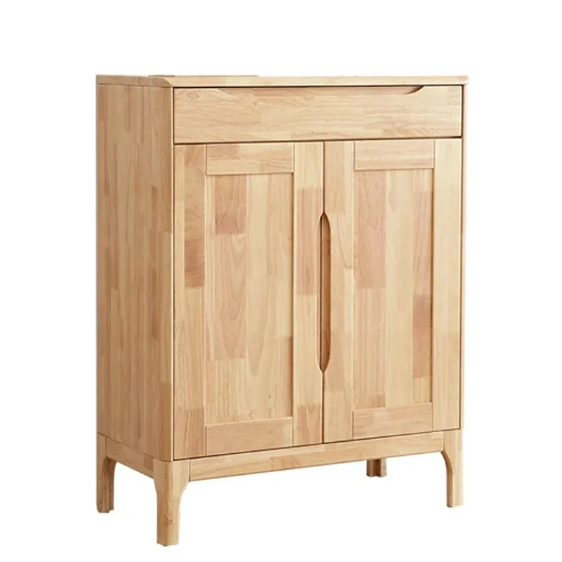 Solid wood multi-functional simple modern economical entrance hall cabinet entrance shoe cabinet living room home