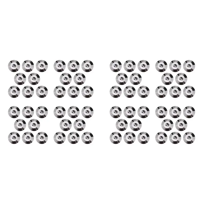 AT05-64PCS Metal Shockproof Foot Spikes Pads Stands Mats For Speakers CD Players Turntable Amplifier DAC Recorder Feet Pad