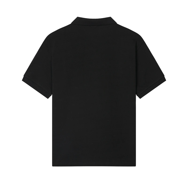 trend boys summer clothes 2026 new casual wear Children's polo shirt cotton letter print lapel tops kids Short sleeve breathable