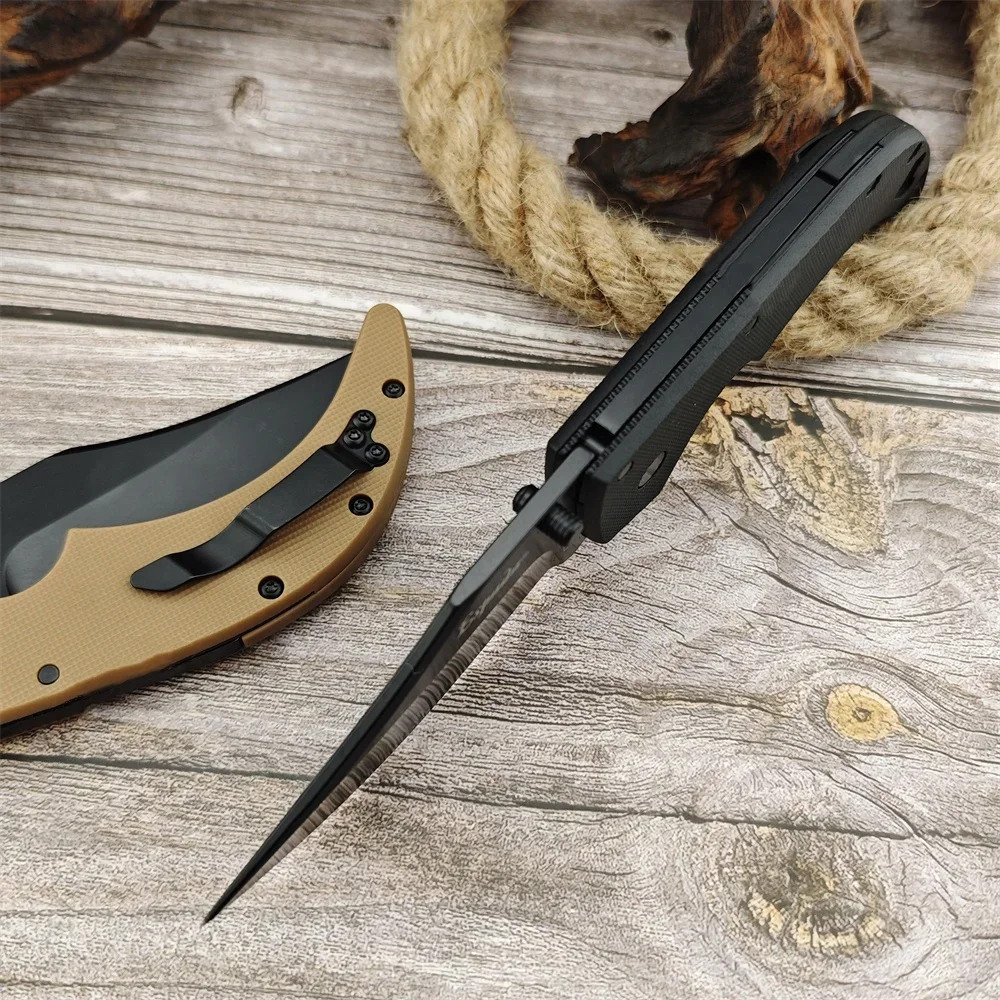 Outdoor Cold 62NGMVB Medium Espada Folding Knife 440C Blade Nylon Fiber Handles Pocket EDC Tactical Knife Camping Hunting Tool