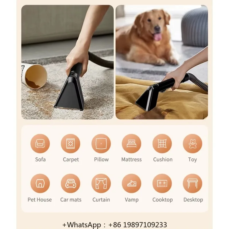 14kpa Handheld Deep Clean Wet And Quick Dry Steam Spot With Steam Techology Best Sofa Cleaning Machine