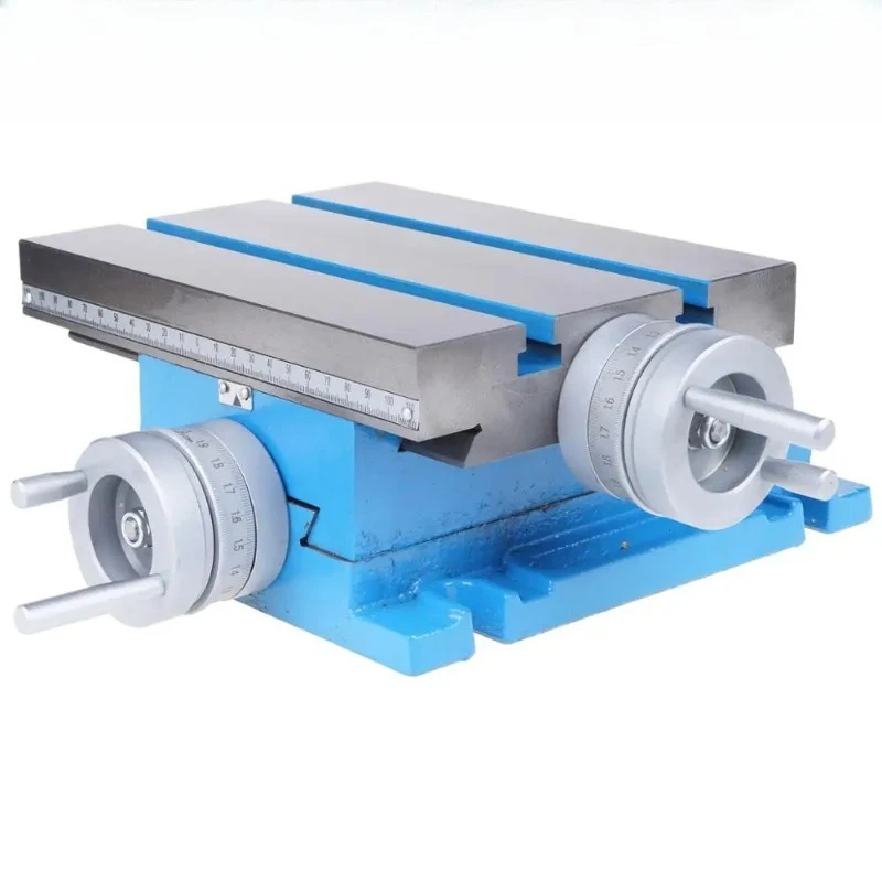 225*175mm Drilling Milling Machine Cross Slide Table Work Table XY with Ruler XY Travel 105x90mm