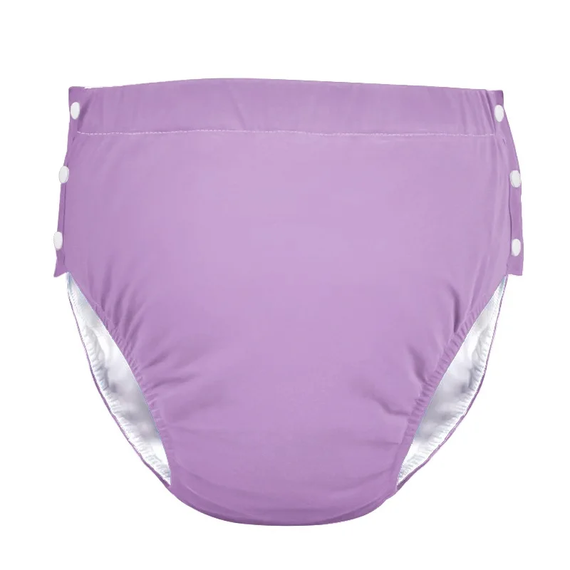 Adaptive Snap-Side 100% Cotton Incontinence Underwear for Adults | Easy-Open Reusable Care Pants