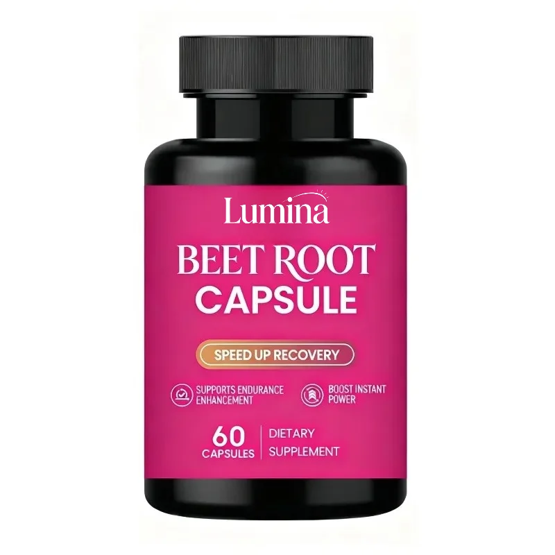 Beetroot Supplement Natural Beetroot Powder -60 Capsules