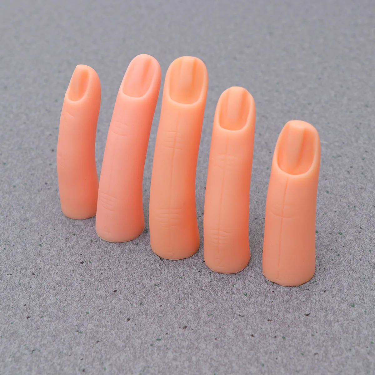 قالب إصبع لممارسة فن الأظافر، أداة تدريب متينة على الأظافر، إصبع صناعي للمبتدئين وفنانين الصالونات