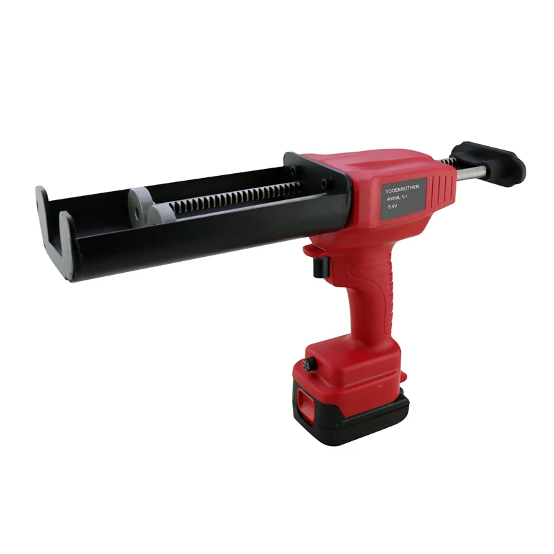 

400ml Two Component Epoxy Battery Injection Gun Electric Injector with 2pcs Lithium Batteries