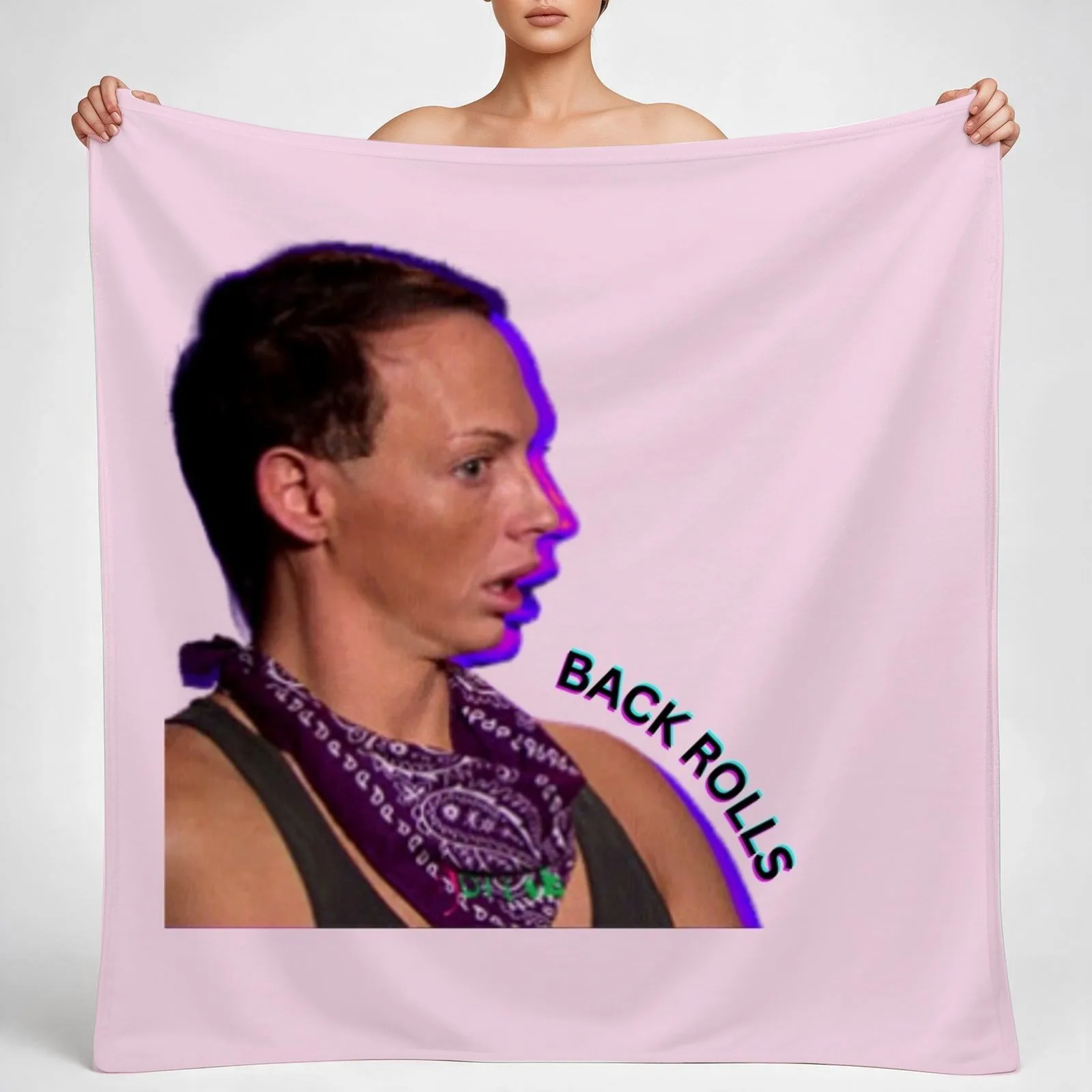 Back Rolls/ Alyssa Edwards/ Drag Queen Sayings Throw Blanket couch cozy soft plush fuzzy picnic outdoor blanket