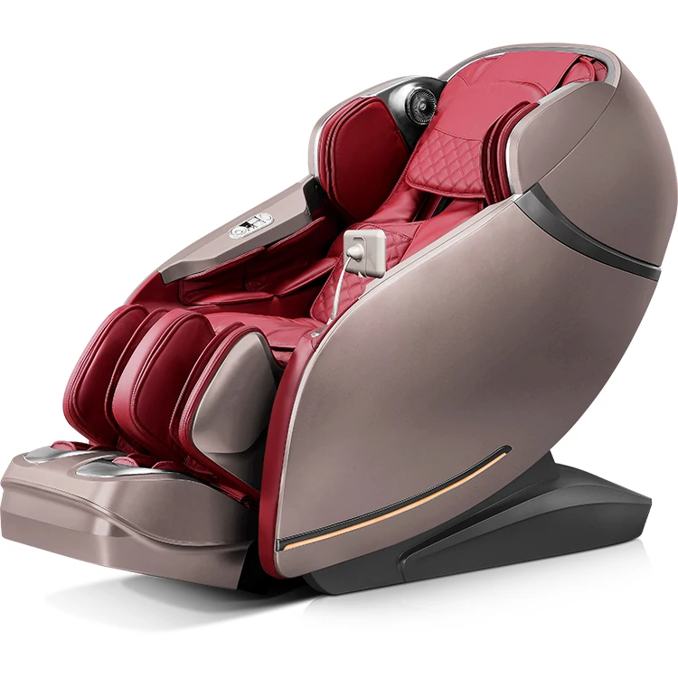 Hot Sales 3d Full Body Zero Gravity Stretching Shiatsu Heat Massage Chair With Intelligent Voice Function