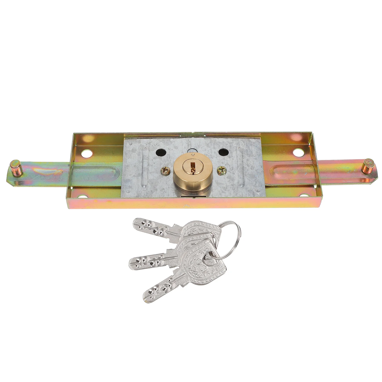 

Roll Up Door Lock Set with Key Heavy Duty Security Chain Latch for Garage Commercial Doors Anti Theft Protection for Residential