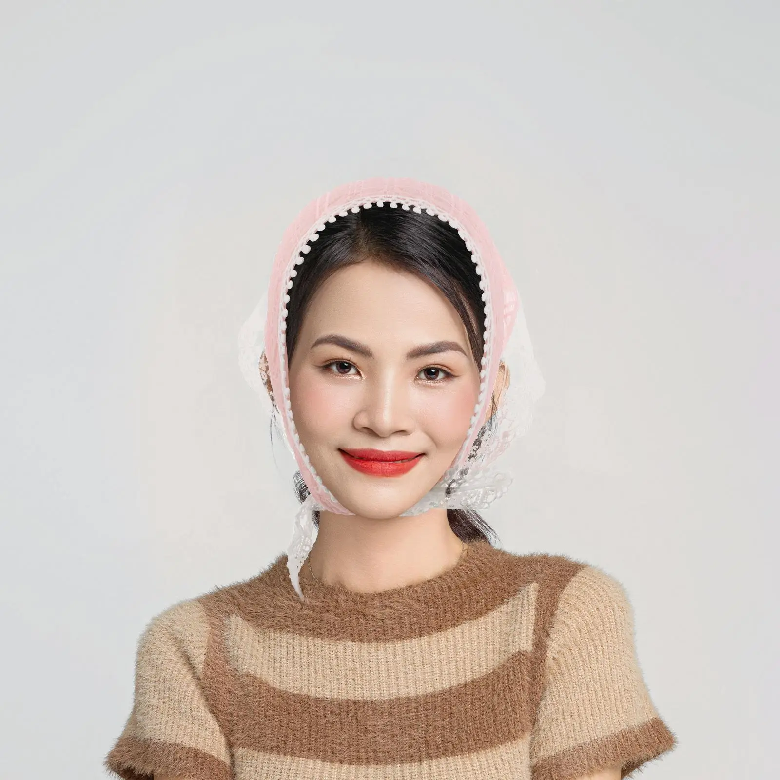 الفرنسية مثلث الشعر وشاح خمر الشعر باندانا الصيف الدانتيل عقال الحجاب وشاح بوهو عقال للنساء إكسسوارات الشعر