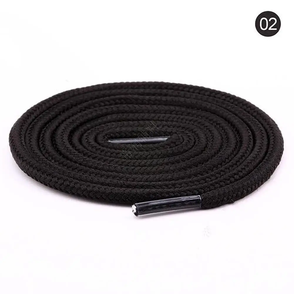 1Pair Round Solid Shoelaces Top Quality Polyester Shoes Lace Solid Classic Round Shoelace 70cm,100cm,150cm,160cm