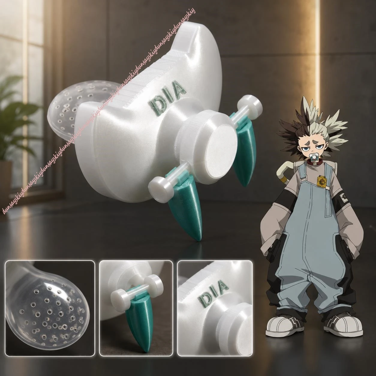Gachiakuta Dear Santa Anime Cosplay Uniform Complete Casual Jumpsuit Outfit with Cos Wig Ideal for Halloween Stage Performance