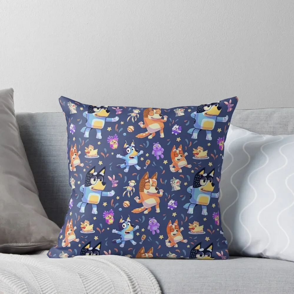 

Dance Mode Bingo Bandit Chilli Heeler Throw Pillow Custom Cushion Decorative Cushions pillow