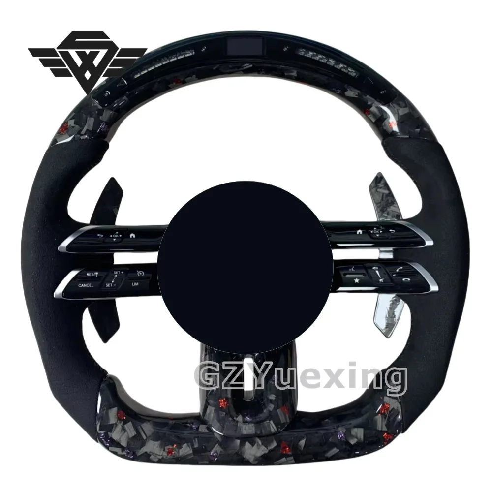 

Suitable for Mercedes AMG W207 W172 W205 W222 W221 W223 Forged Carbon and Alcantara of LED Steering Wheel Assembly