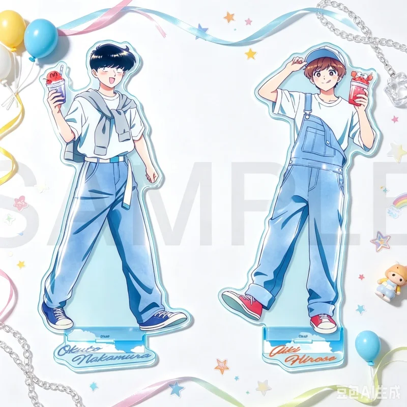Charm Fans Gifts - Go For It, Nakamura! Popular Anime Acrylic Stand Model Keychain Okuto Nakamura Anime 15CM Desktop Ornament